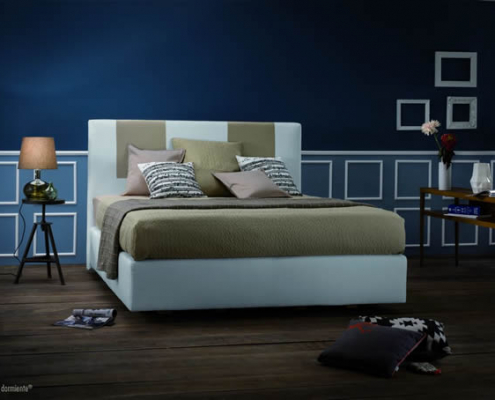 VEGA-Boxpsringbett im Schlafzimmer