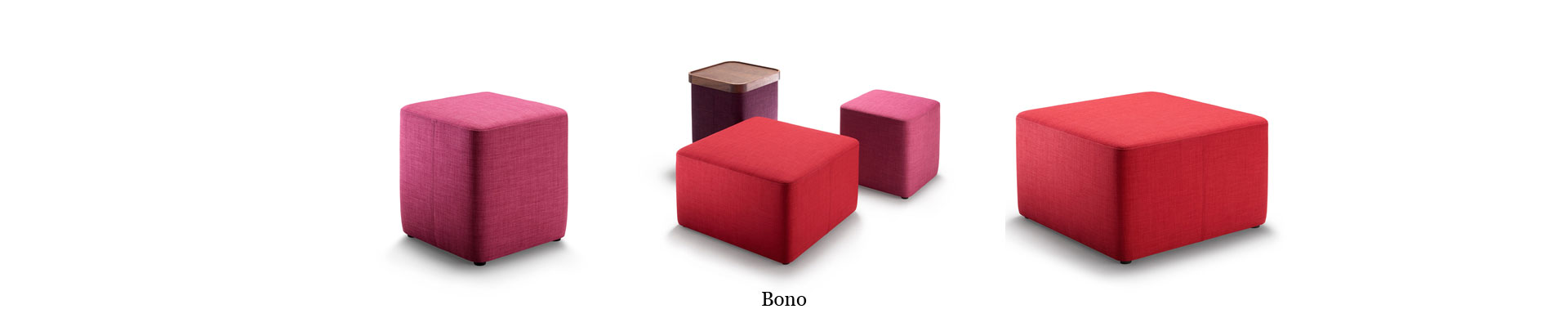 Signet Bono Sitzhocker in verschiedenen Formen und Farben