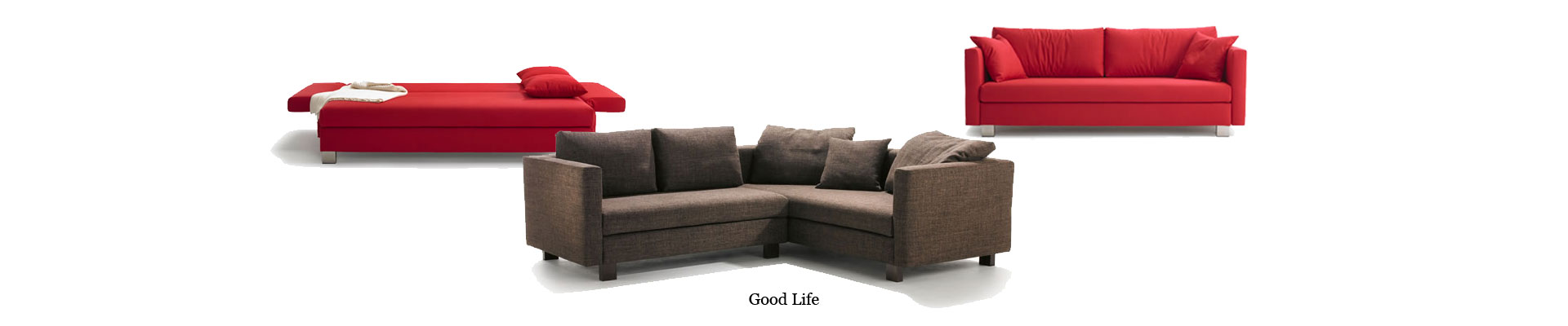 Signet Goodlife ausklappbare Schlafcouch in verschiedenen Ausrichtungen